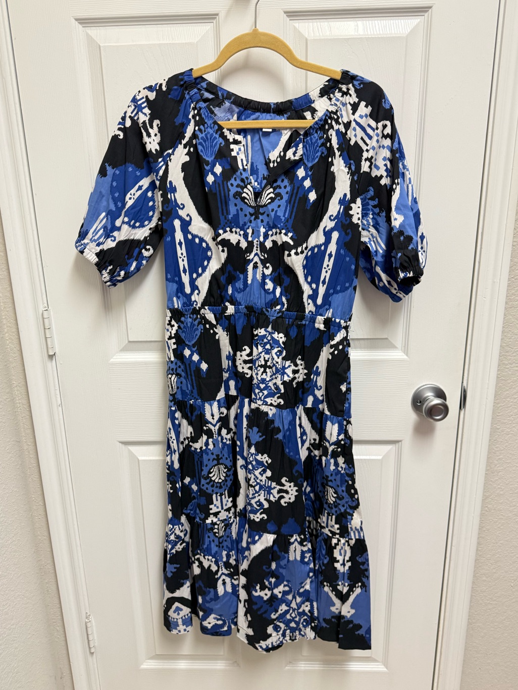 Chico's Ikat Pattern Midi Dress